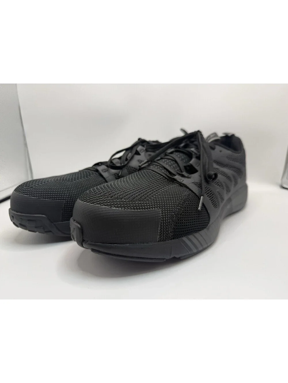 Reebok Fusion Flexweave Cage Mens Size 11.5 Black Composite Toe Safety Work Shoe